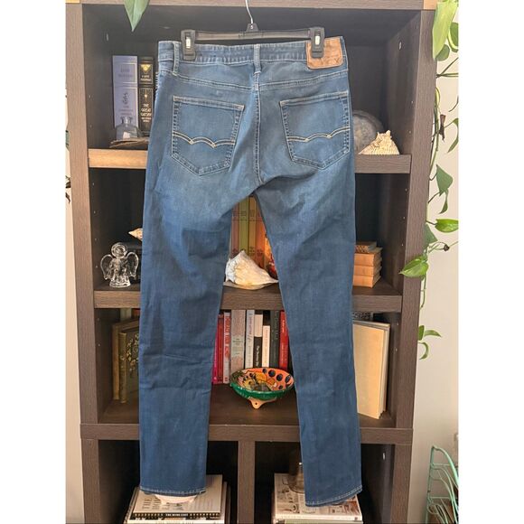 American Eagle Outfitters Extreme Flex Men’s Skinny Jeans Size 32x34 - Picture 2 of 7